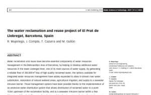 The water reclamation and reuse project of El Prat de Llobregat