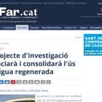 Investigación sobre reutilización potable indirecta en Catalunya
