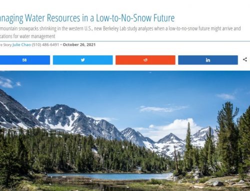 Gestión de los recursos hídricos en un futuro con poca o ninguna nieve