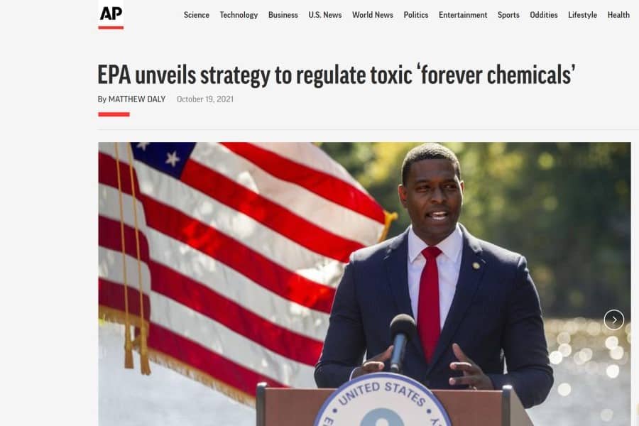 La USEPA regulará los productos químicos tóxicos persistentes (PFAS)
