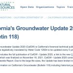 Inventario de las aguas subterráneas de California