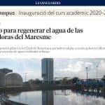 Propuestas para la regeneración del agua en la ERA de Mataró