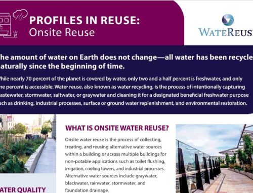 Sistemas descentralizados de reutilización: ficha de la WateReuse Association