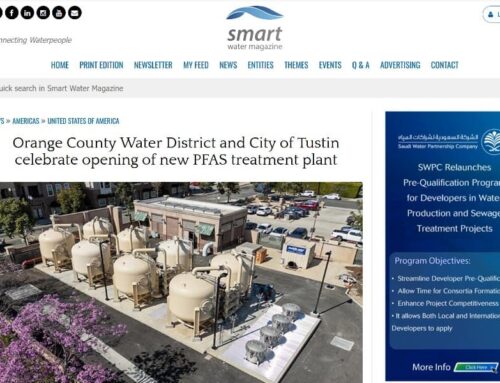 Nueva planta de tratamiento de PFAS en Orange County